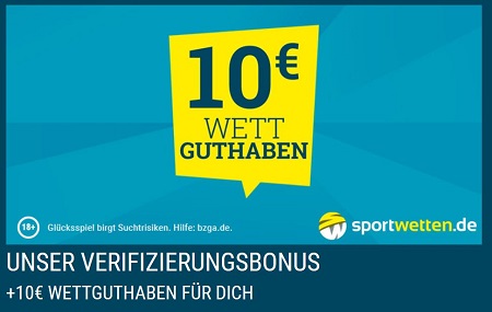 Sportwette.de Bonus ohne Einzahlung